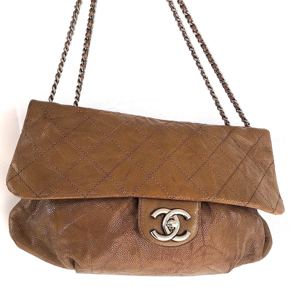 💎 STUNNING 💎 2 way CHANEL CAVIAR BAG FLAP - Picture 9 of 16
